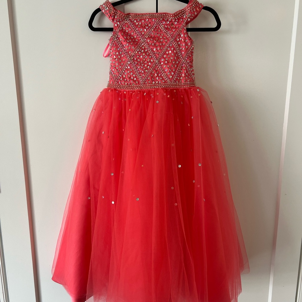 Corset Back Pageant Dress/gown size 7/8